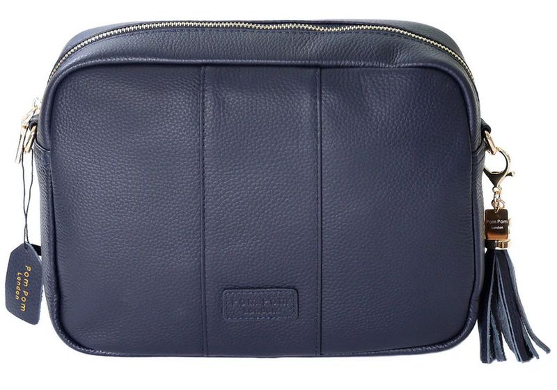 Pom Pom London City Plus Bag Navy