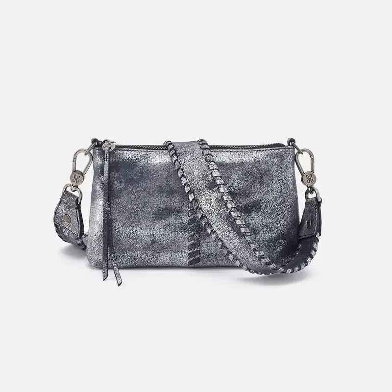 Darcy Crossbody- Metallic Navy Blue Pewter