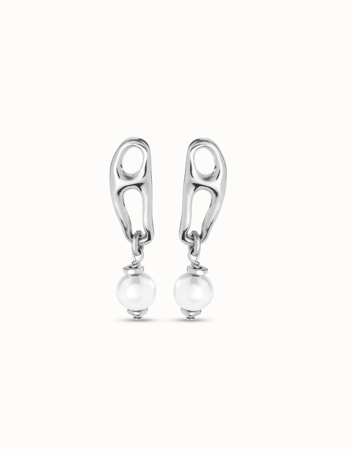 Pearl &amp; Match Silver Earrings