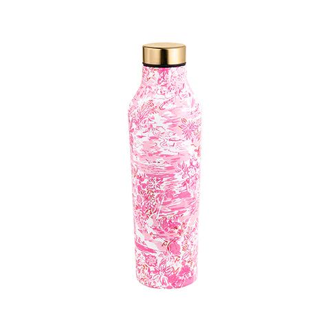 Stainless Steel Water Bottle Seaside Scene