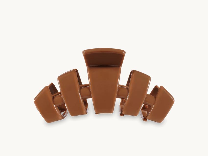 Classic Tiny Hair Clip Caramel