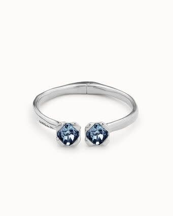 Aura Blue Silver Bracelet Size L