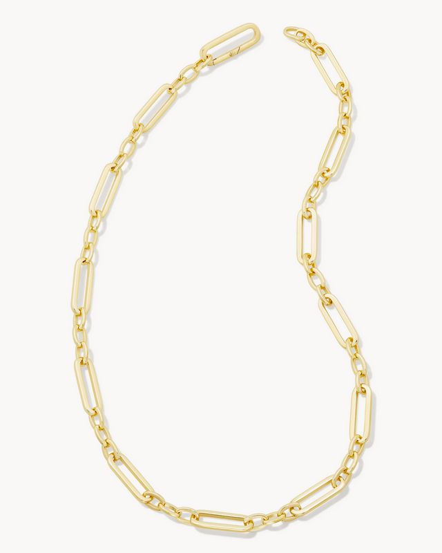 Necklace Heather Link and Chain Gold