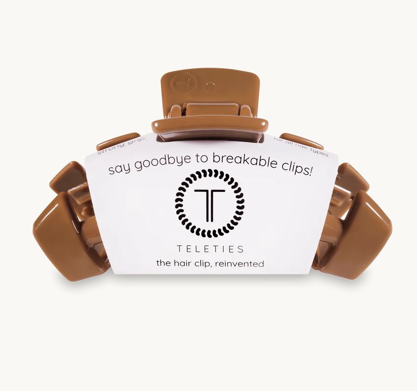 Classic Large Hair Clip Caramel