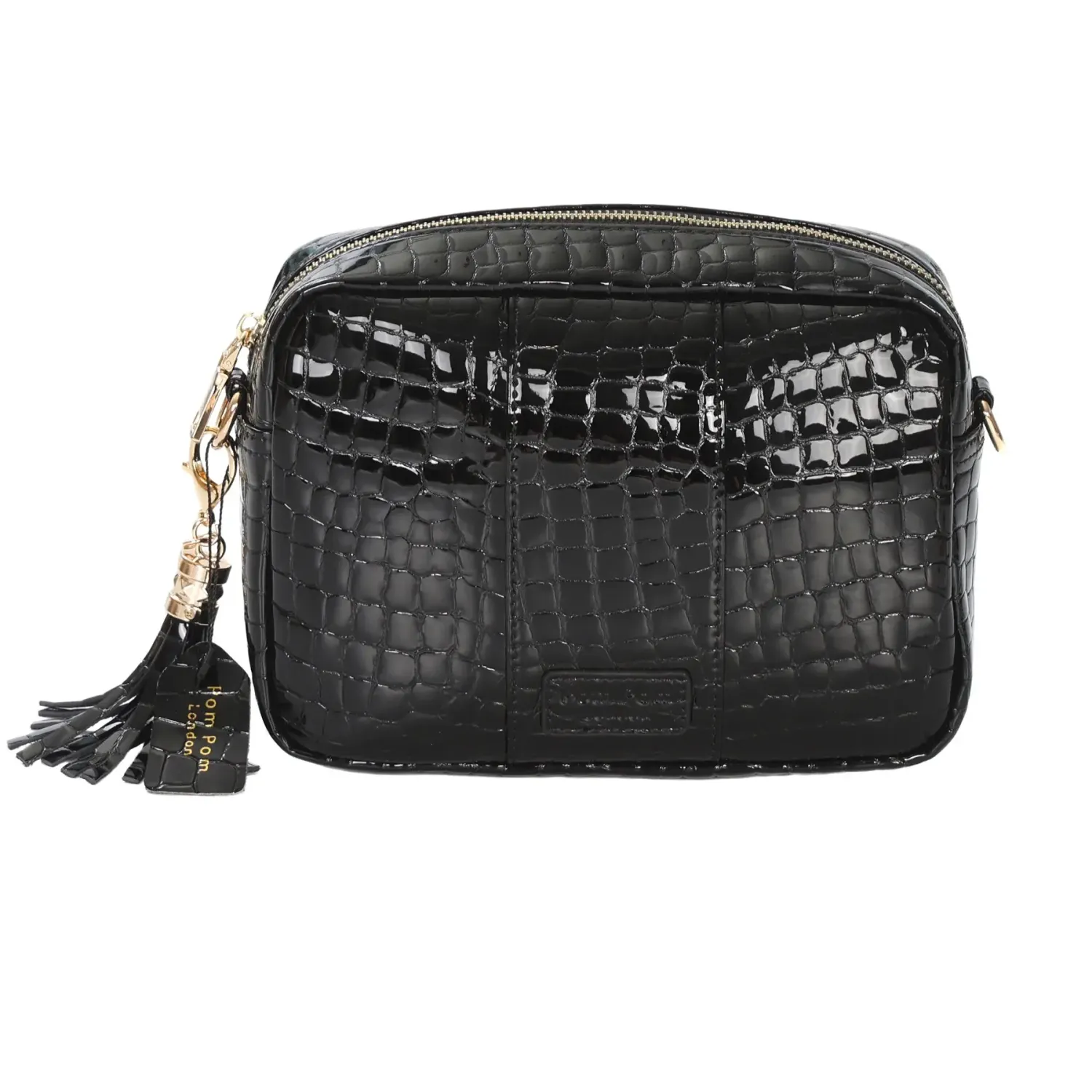 Pom Pom London City Croc Black Limited Edition
