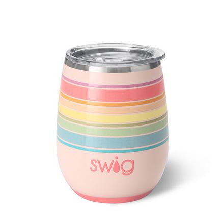 Stemless Wine Cup Good Vibrations 14 oz