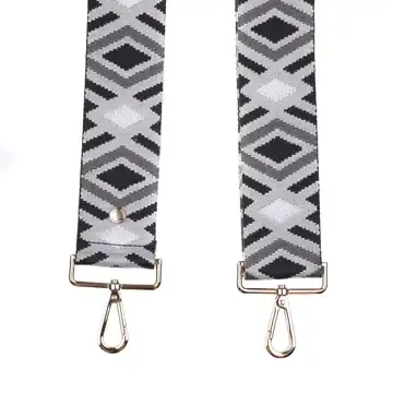 Pom Pom Strap Black &amp; Charcoal Diamond