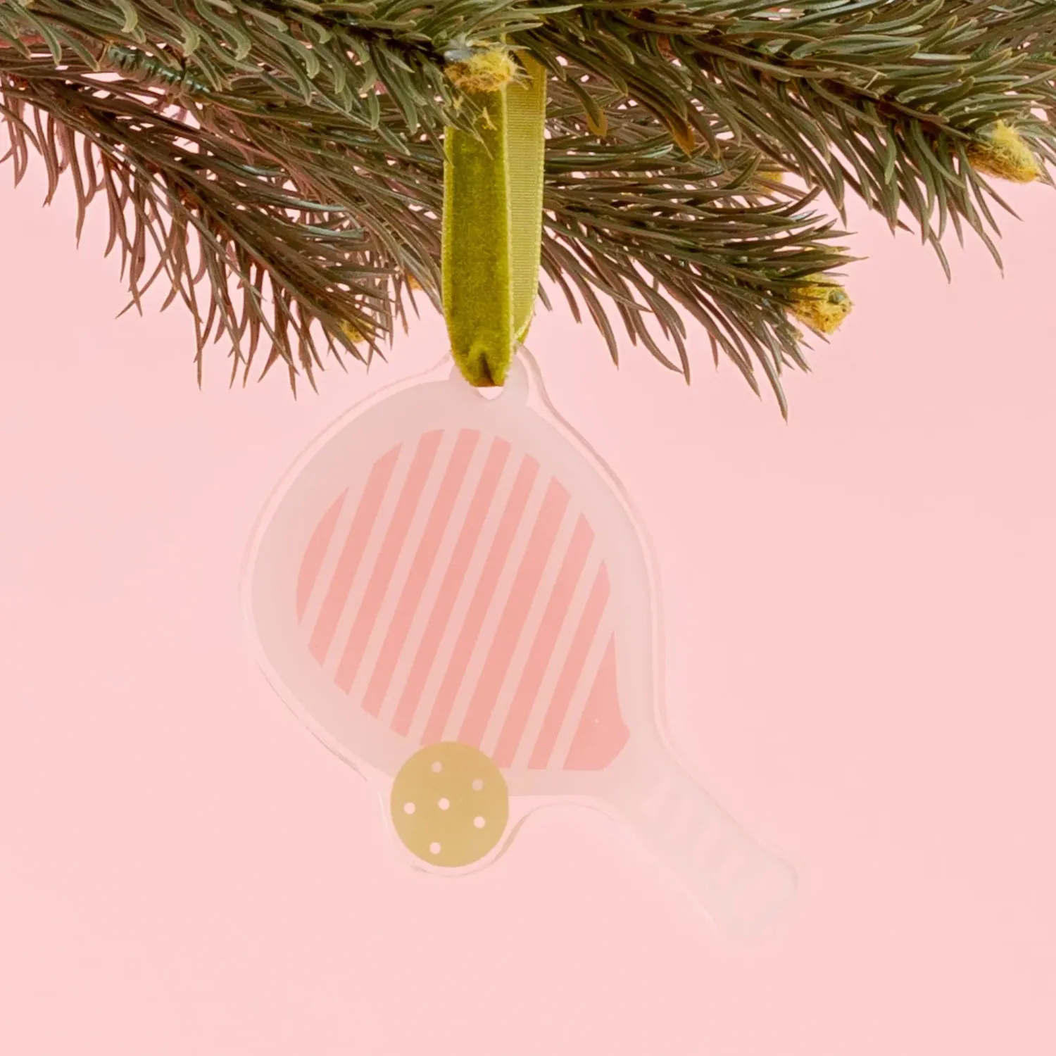 Ornament Pink Pickleball Paddle