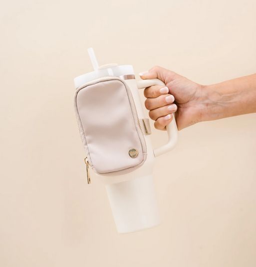 Tumbler Fanny Pack Natural Beige
