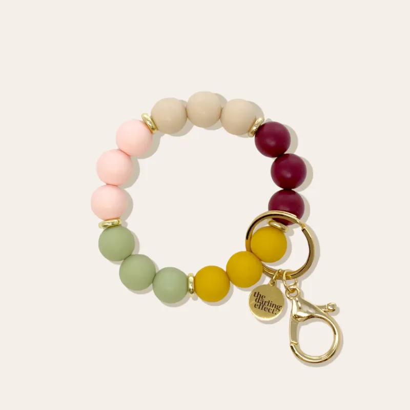 Hands-Free Keychain Wristlet Autumn Sunset