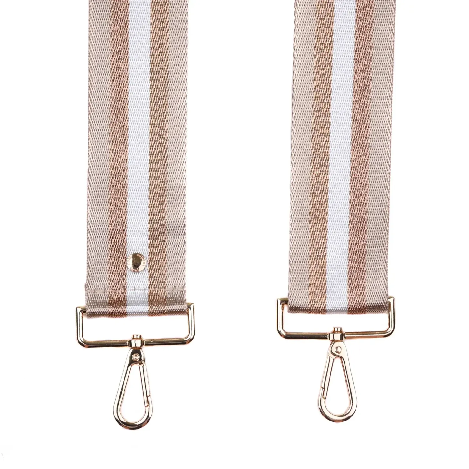 Pom Pom Strap Beige Metallic