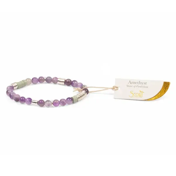 Intermix Stone Stacking Amethyst Bracelet
