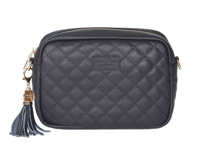 Quilted City Bag Navy &amp; Accessories