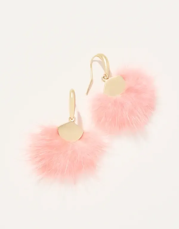 Bouffee Earrings Pink