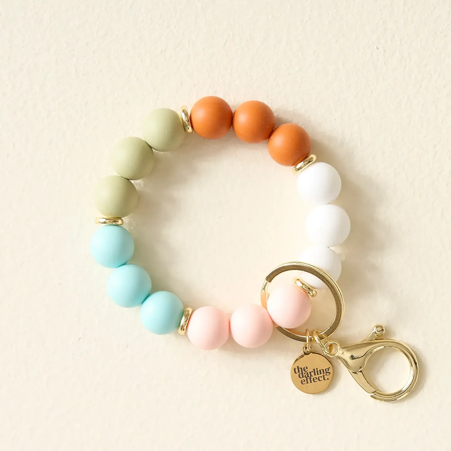Hands-Free Keychain Wristlet Happy Place