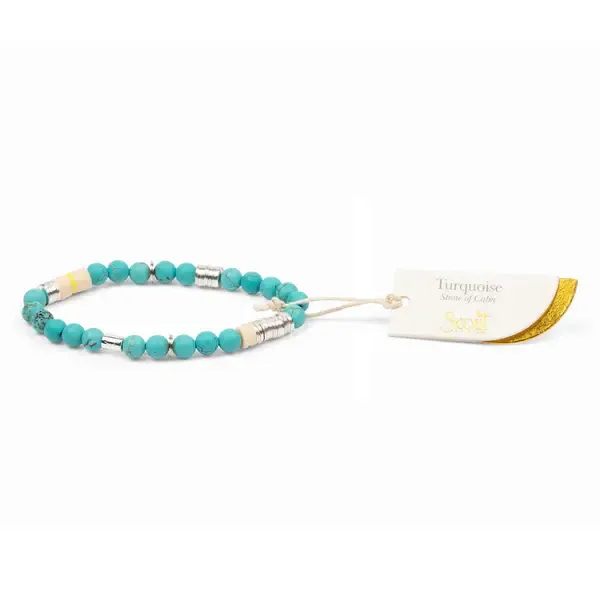 Intermix Stone Stacking Turquoise Bracelet
