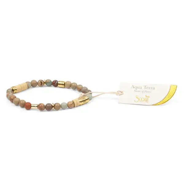 Intermix Stone Stacking Aqua Terra Bracelet