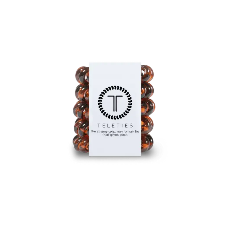 5 Pack Tiny Hair Ties Tortoise