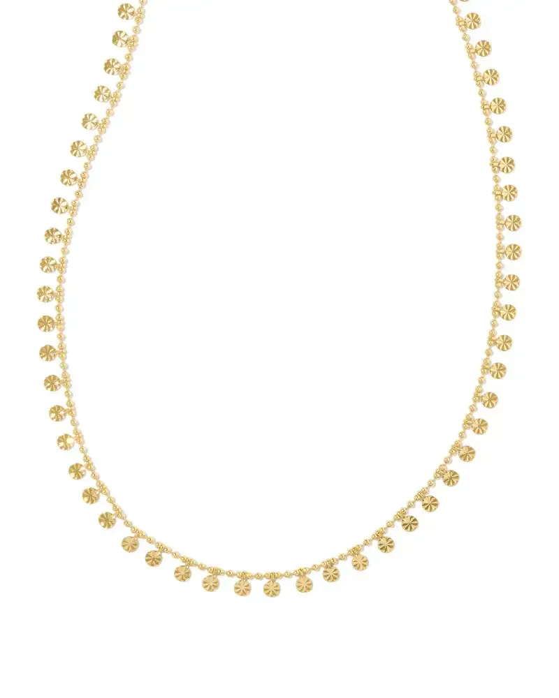 Ivy Chain Necklace Gold Metal