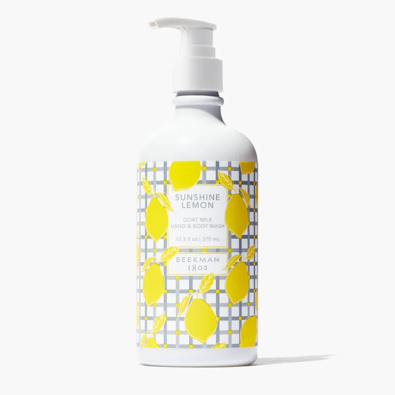 Hand &amp; Body Wash Sunshine Lemon 12.5 oz