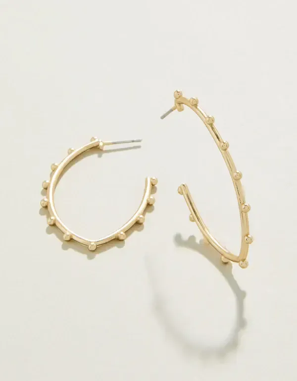 Bobbi Hoop Earrings Gold