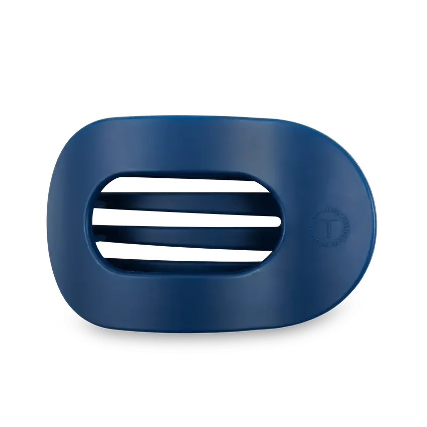 Large Flat Round Clip Midnight Rain
