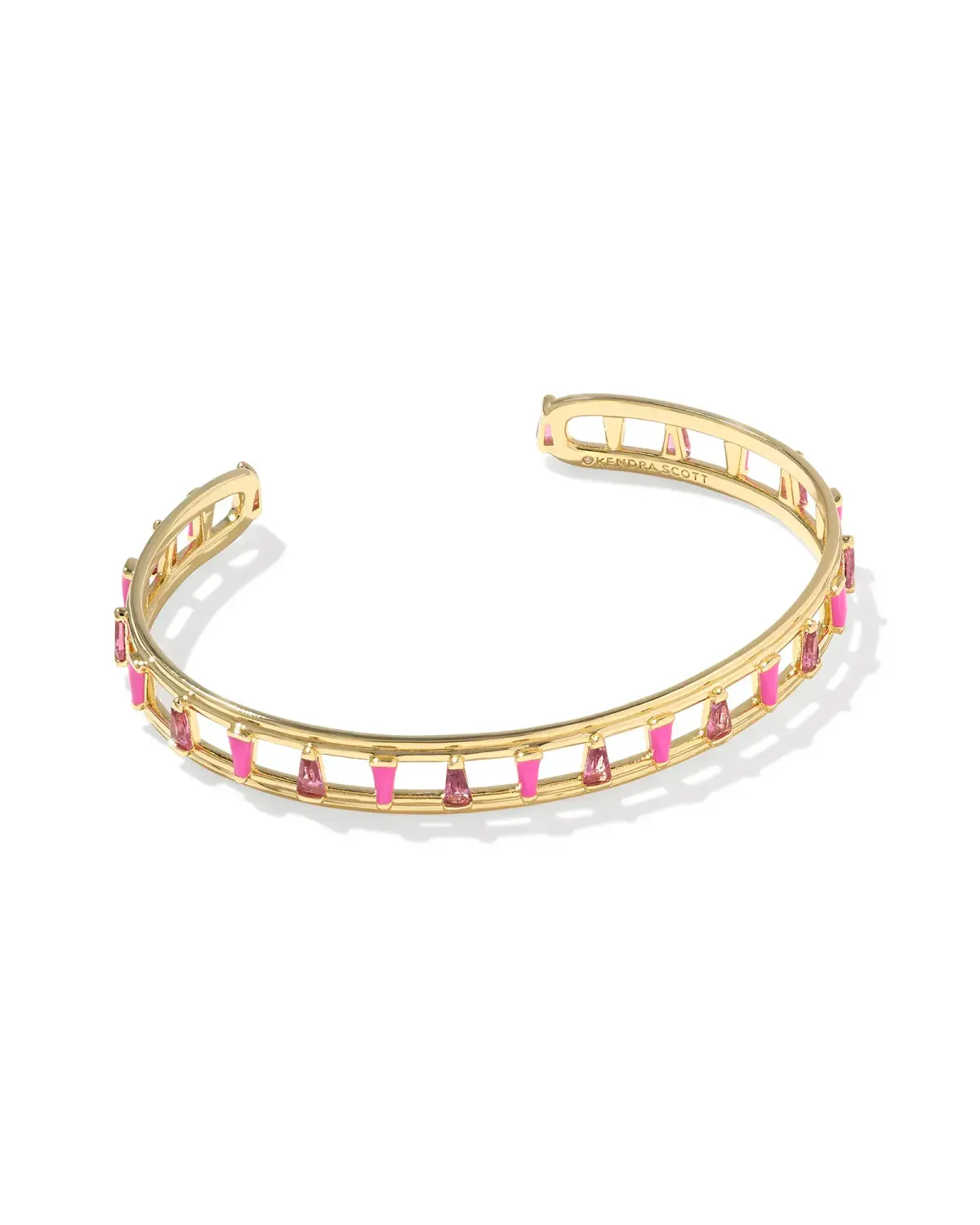 Kelsey Cuff Bracelet Gold Pink Mix S/M