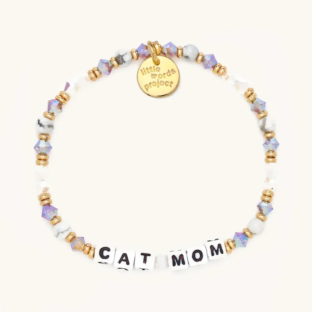 Cat Mom Beaded Bracelet Pastry