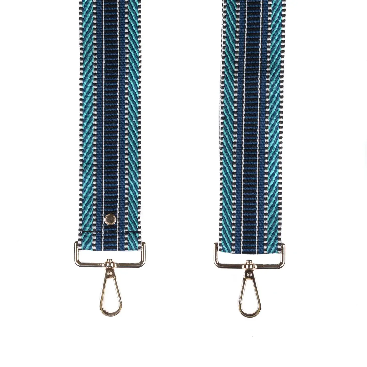 Pom Pom Strap Blue Mix
