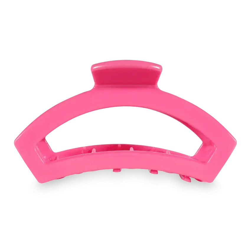Open Large Hair Clip Paradise Pink