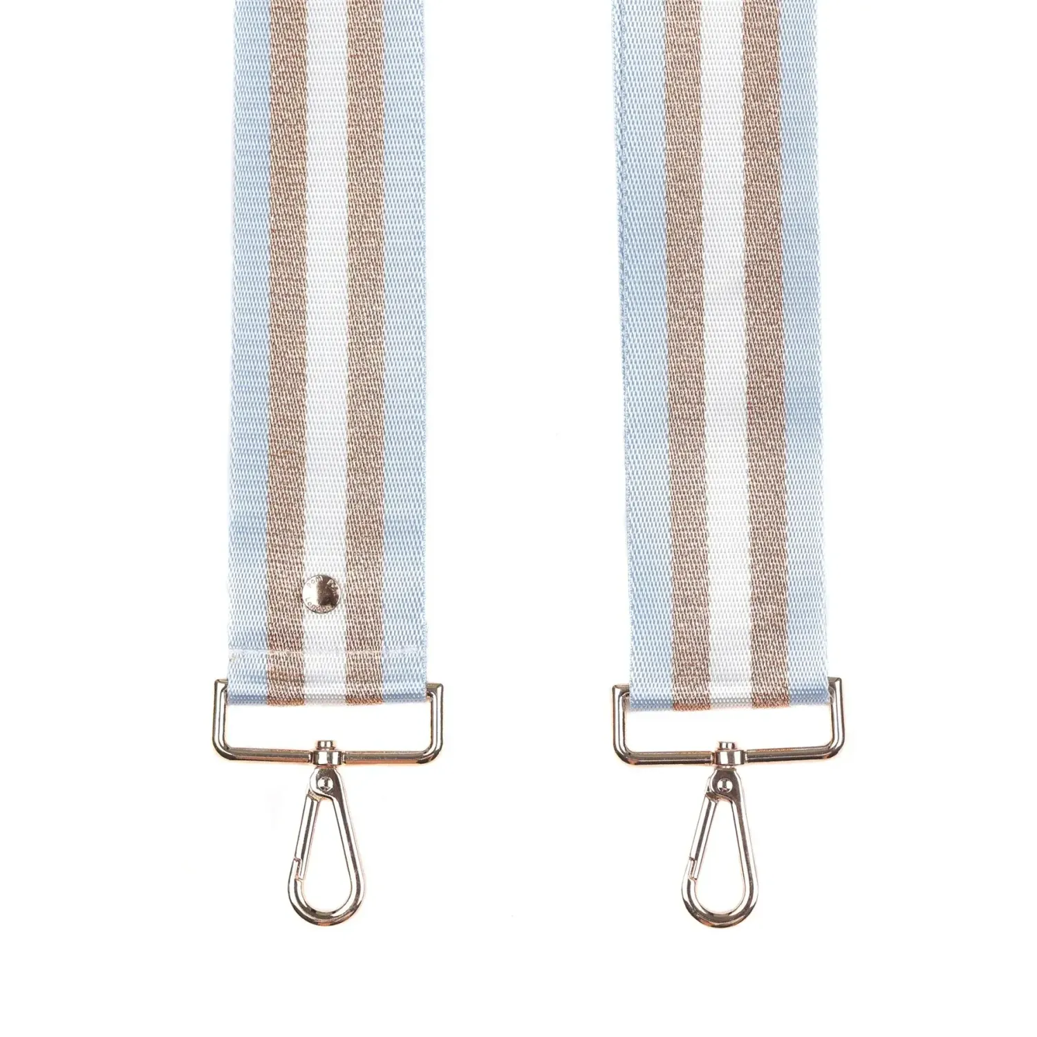Pom Pom Strap Ice Blue Metallic