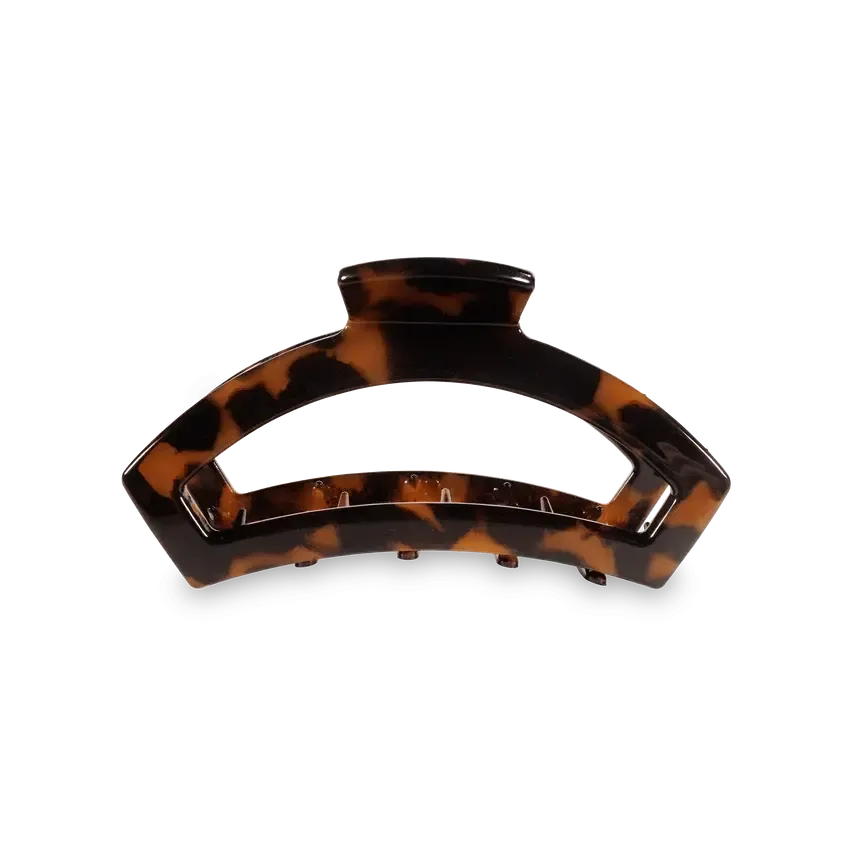 Open Medium Hair Clip Tortoise