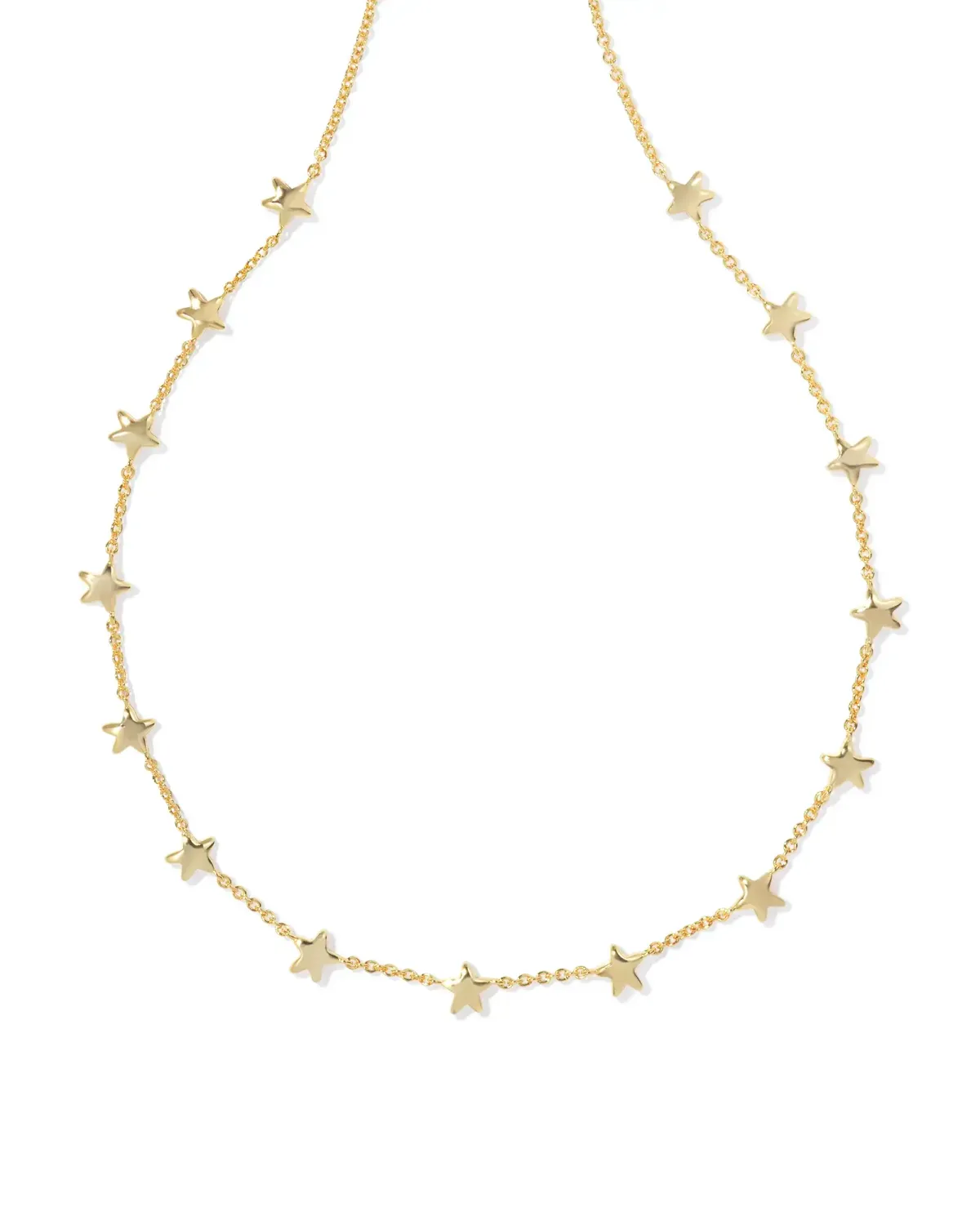 Sierra Star Strand Necklace Gold Metal