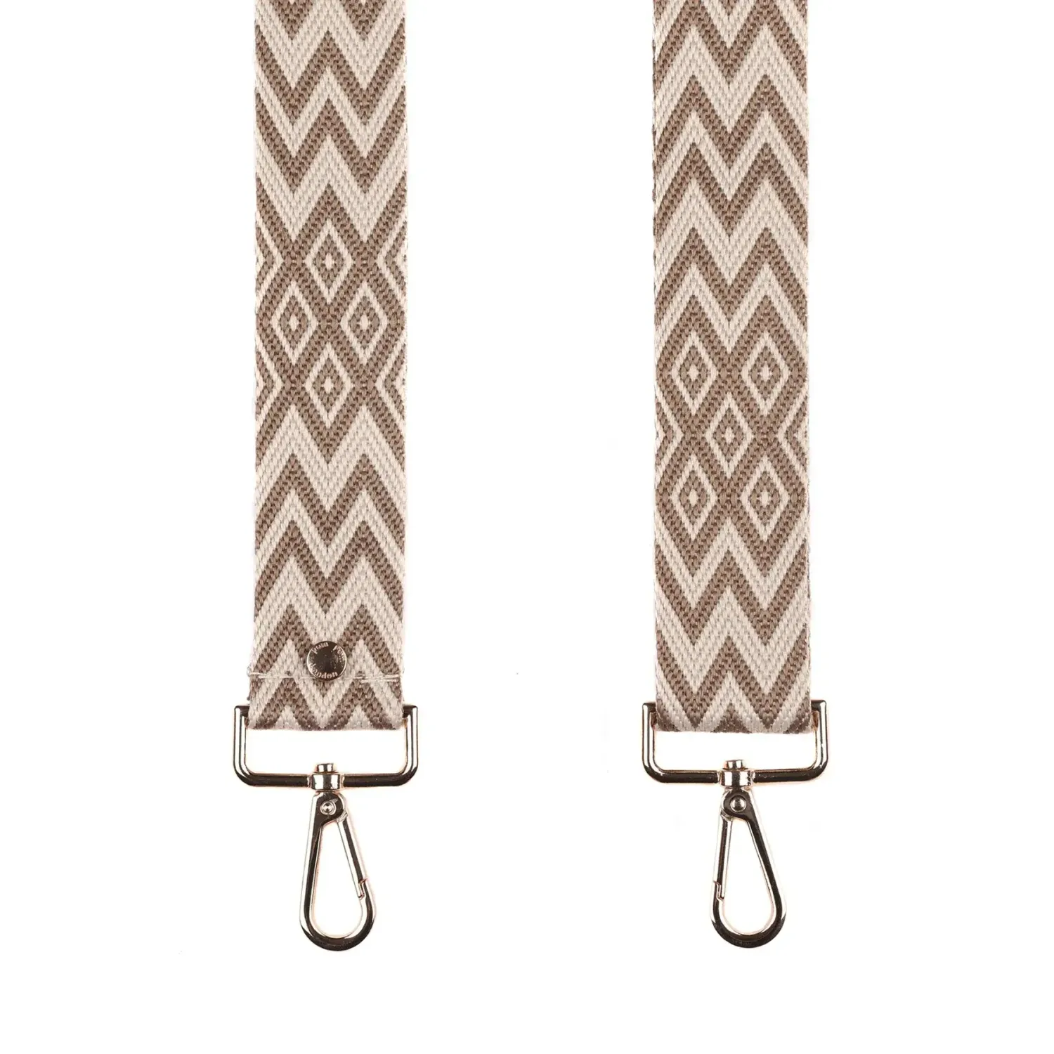 Pom Pom Strap Stone Zig Zag