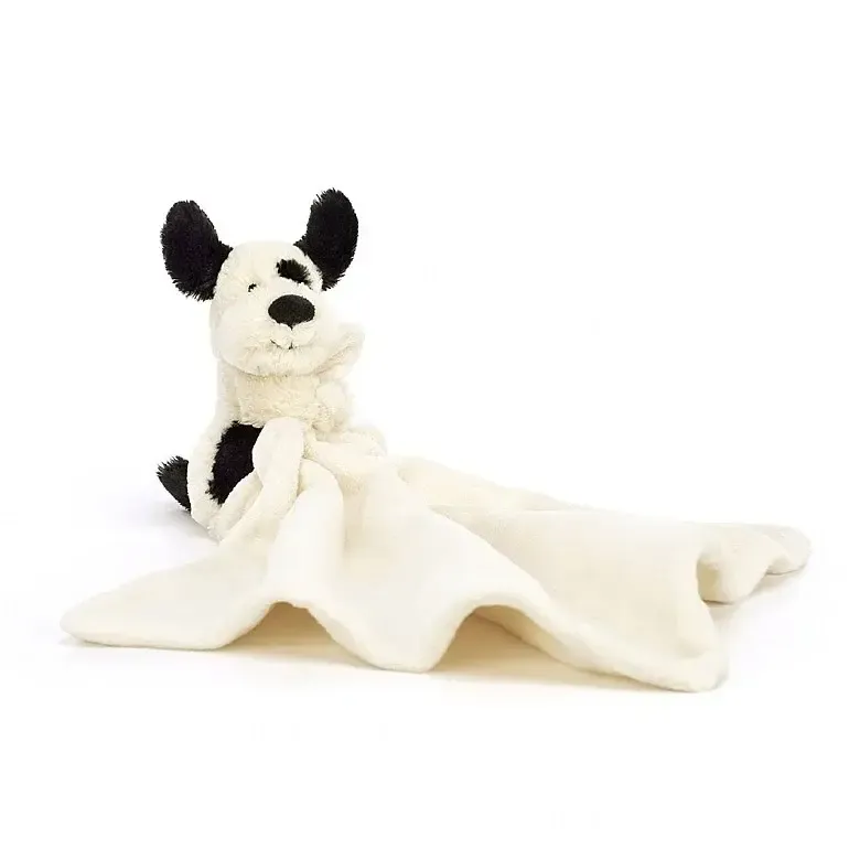 Baby Bashful Black &amp; Cream Puppy Soother