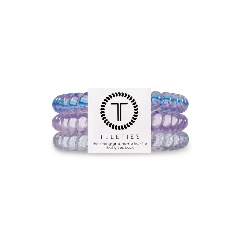 3 Pack Hair Ties Small Orchid Oasis