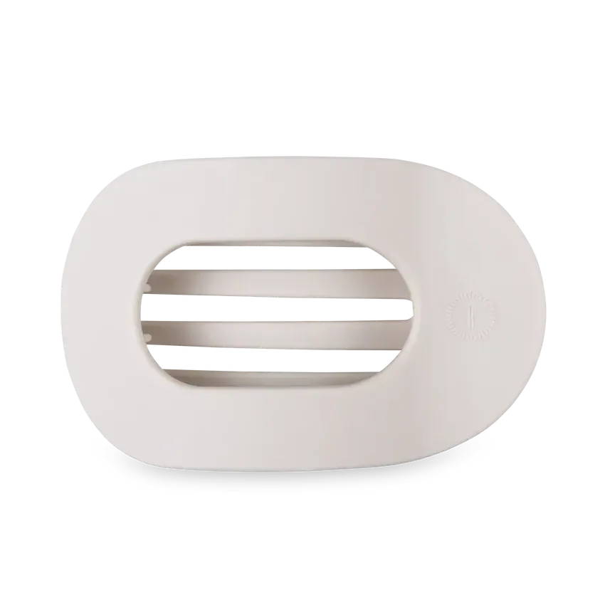 Large Flat Round Hair Clip Toasted