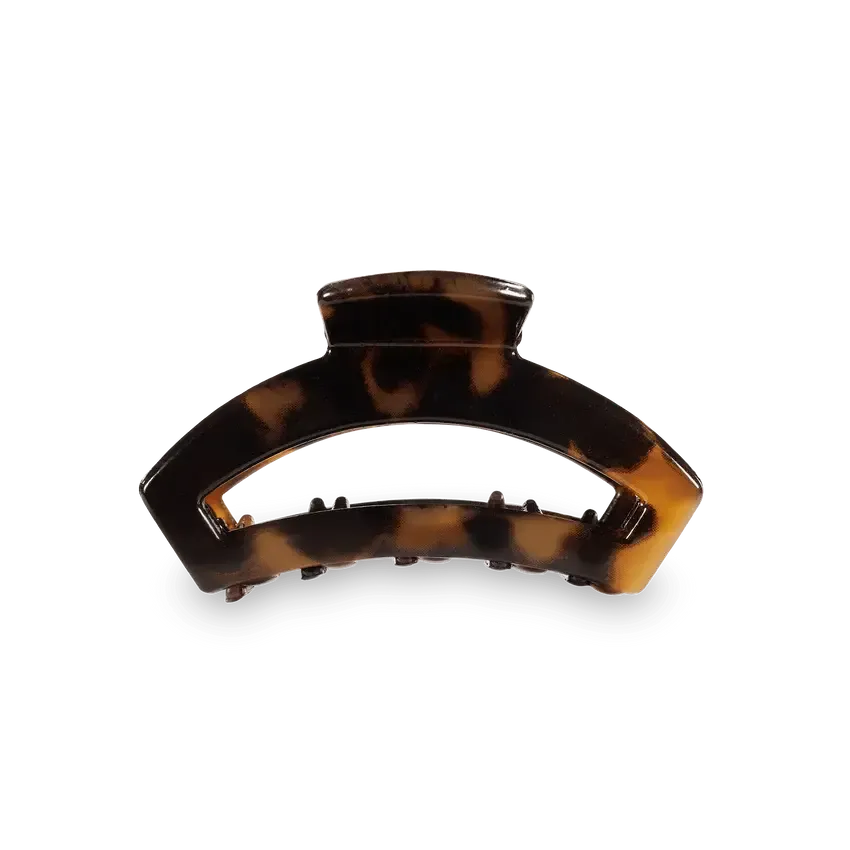 Open Tiny Hair Clip Tortoise