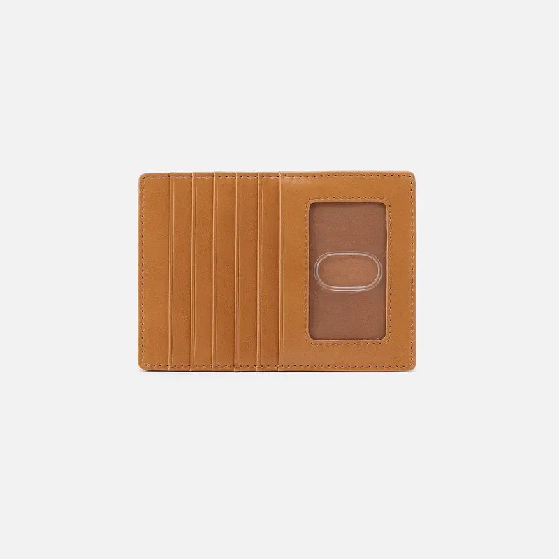 Euro Slide Leather Card Case Natural