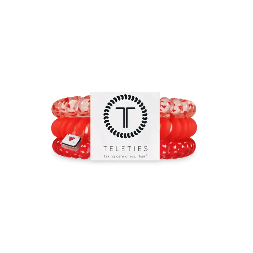 3 Pack Hair Ties Small Sealed with a Kiss