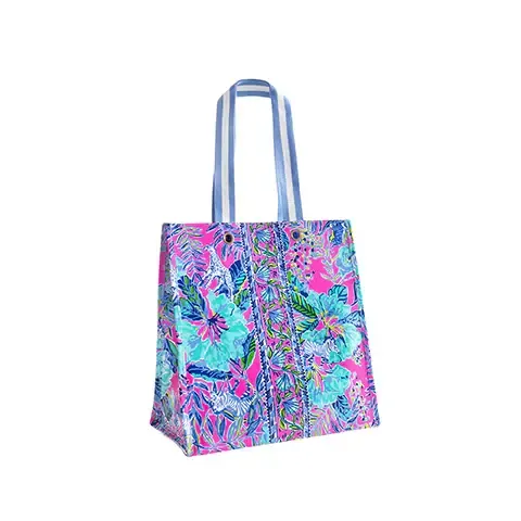 Market Tote- Lil Earned Stripes