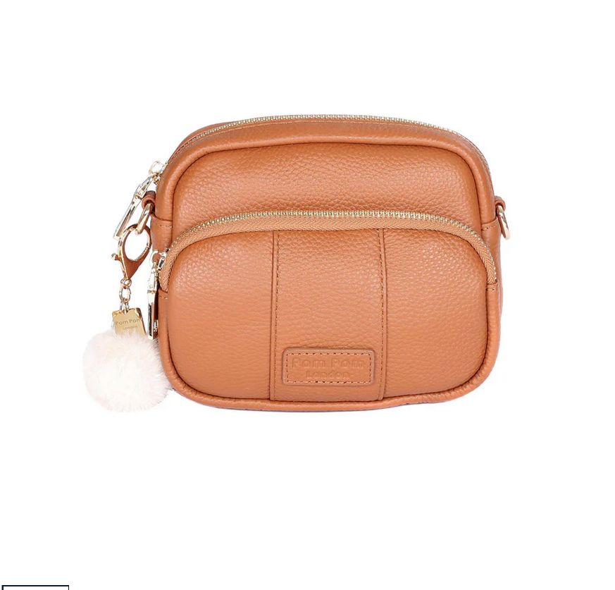 Pom Pom Mayfair Mini Bag Tan