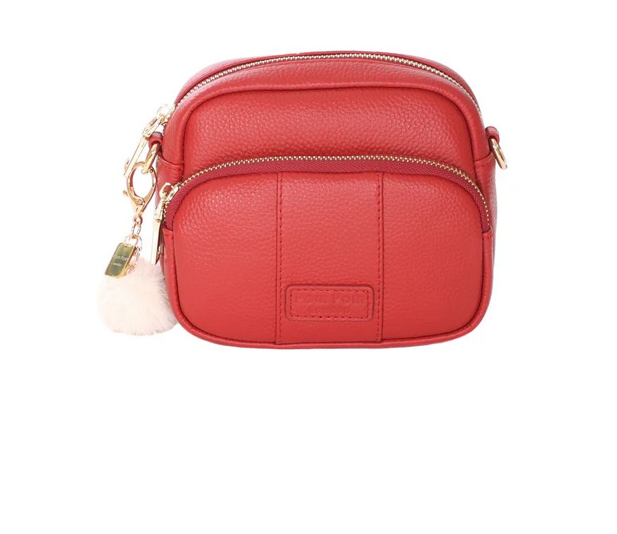Pom Pom Mayfair Mini Bag Chilli Red