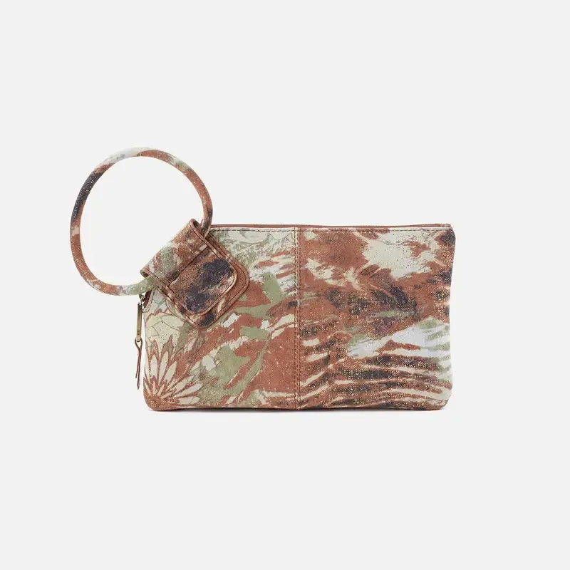 Sable Wristlet Leather Bag Coastal Canyon