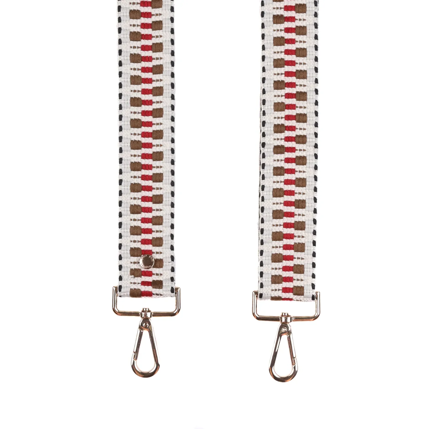 Pom Pom Strap Wine Twill Narrow