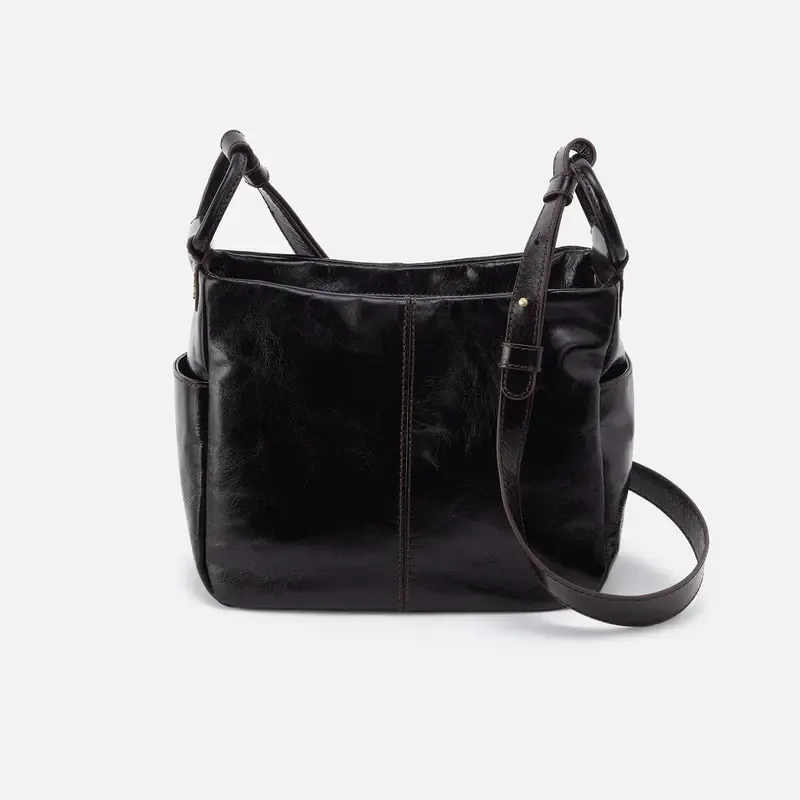 Sheila Crossbody Black Leather