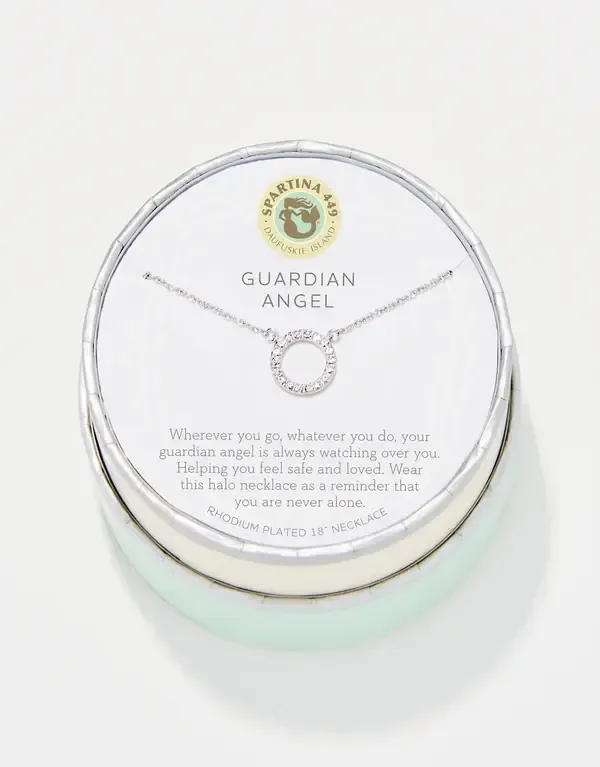 Sea La Vie Necklace Guardian Angel/Halo Silver
