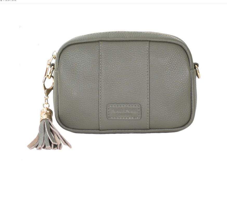 Pom Pom London City Mini Bag Sage Green