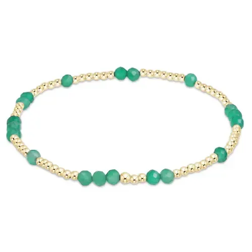 Hope Unwritten Gemstone Bracelet- Green Onyx