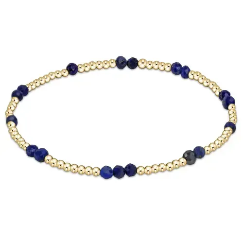 Hope Unwritten Gemstone Bracelet- Lapis
